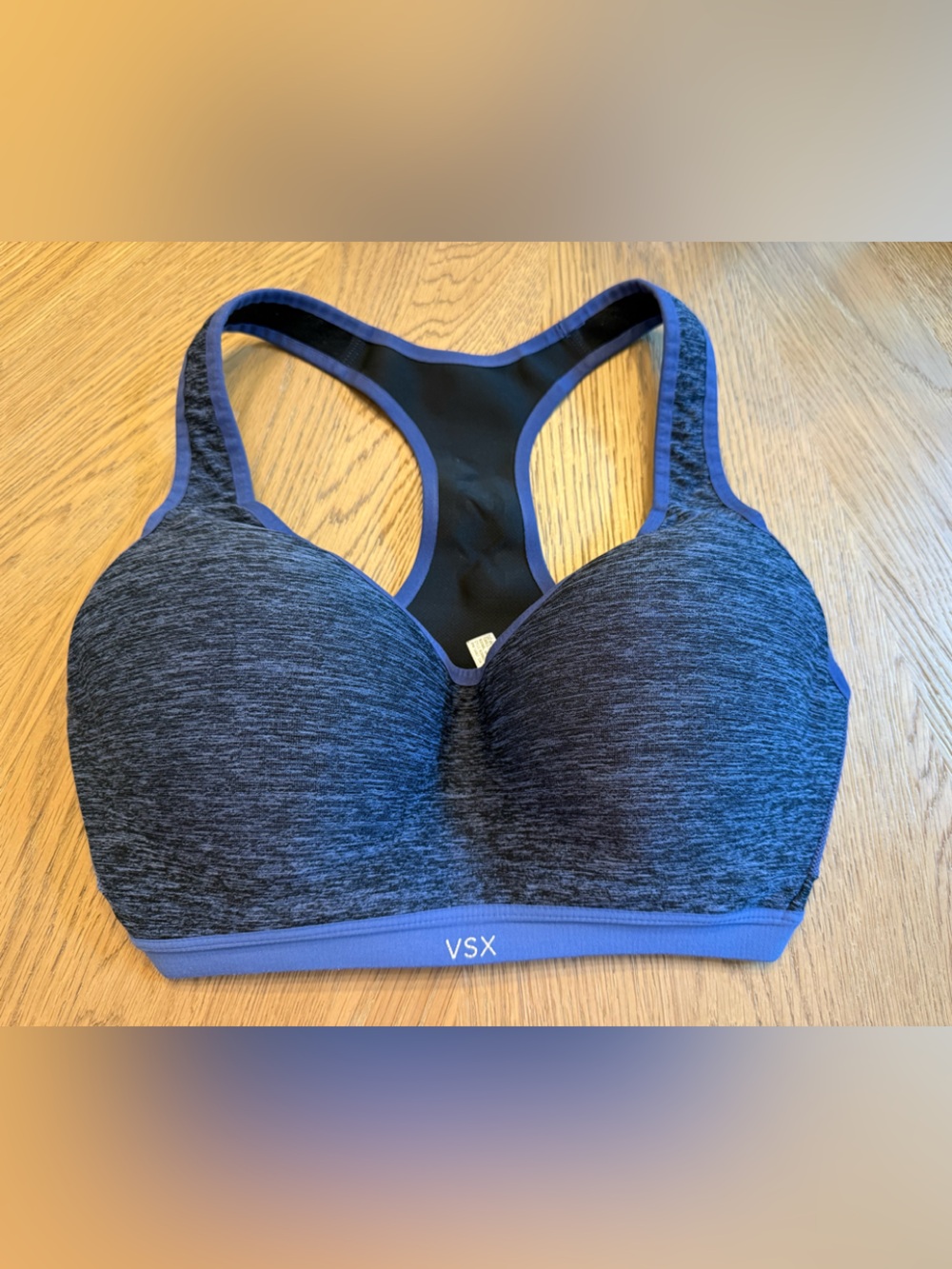 EUC Victoria's Secret VSX Heathered Racerback Sports Bra